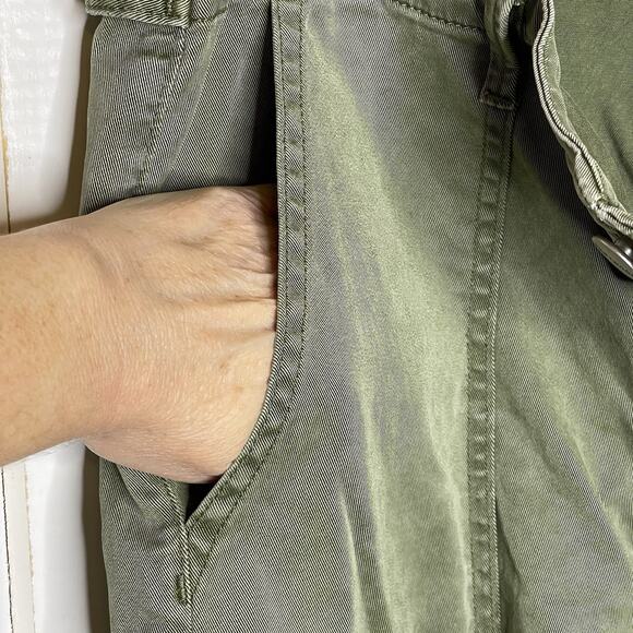 Driftwood Jeans Portofino Utility Boyfriend Crop Pant Floral Embroidered Boho XL - Picture 5 of 12